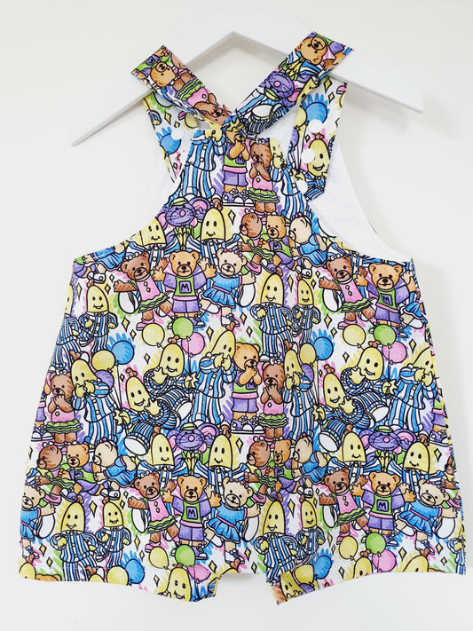 Overalls, Baby / Toddler Overalls, Short Leg Romper, Size 2