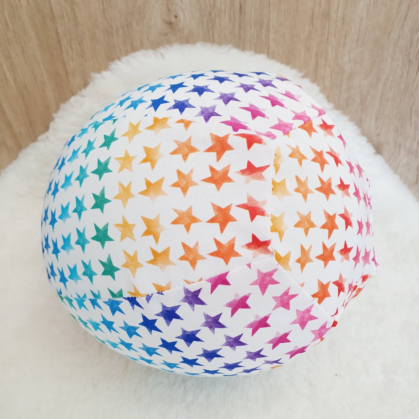 Balloon Ball Cover - Balloon Balls - Handmade Fabric Balloon Cover -COLOURFUL STARS