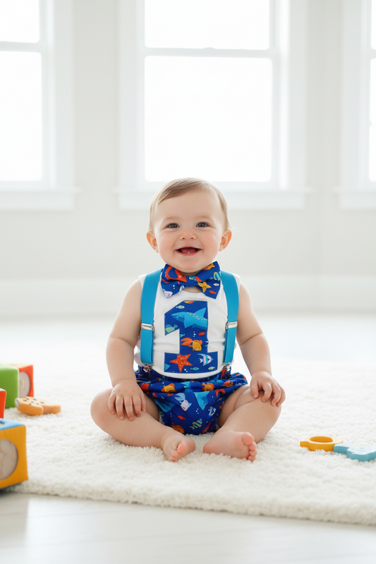 Boys 1st Birthday Outfit, Size 1
