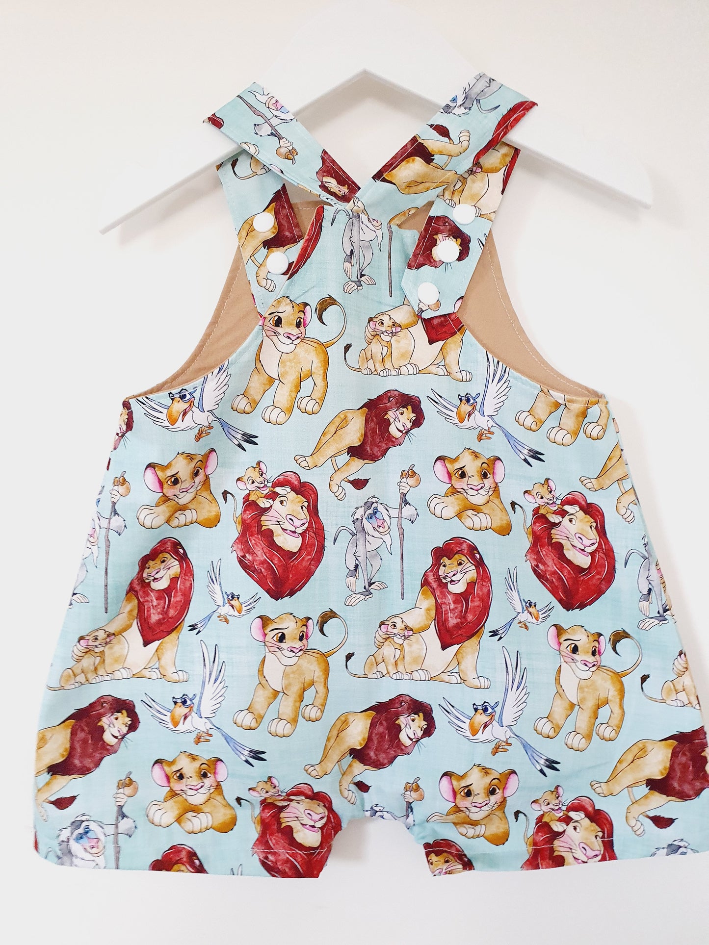 Baby / Toddler Overalls, Short Leg Romper, Size 1