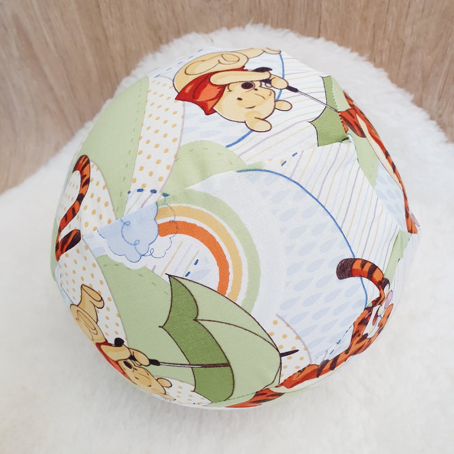 Balloon Ball Cover - Balloon Balls - Handmade Fabric Balloon Cover - POOH print