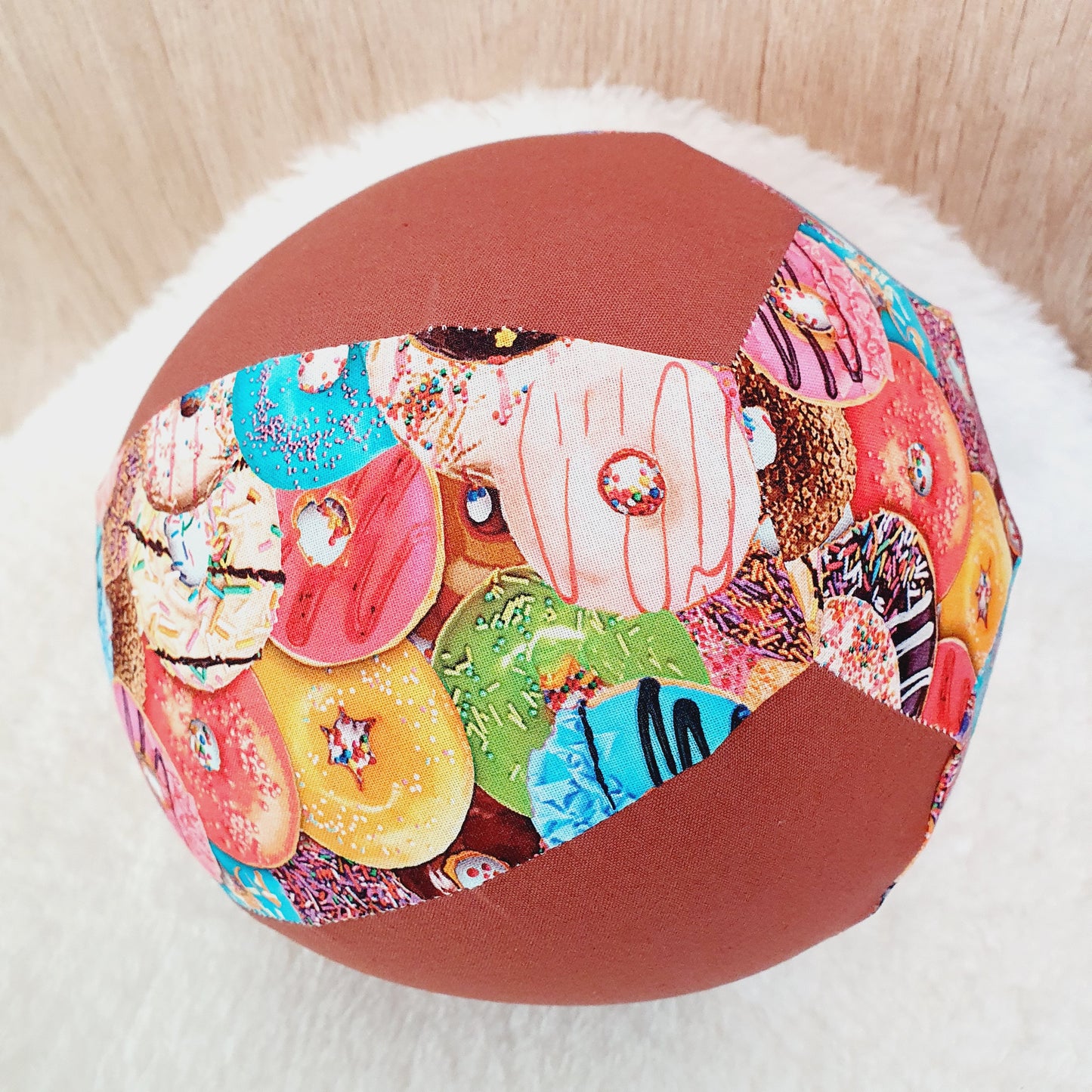 Balloon Ball Cover - Balloon Balls - Handmade Fabric Balloon Cover - DONUTS