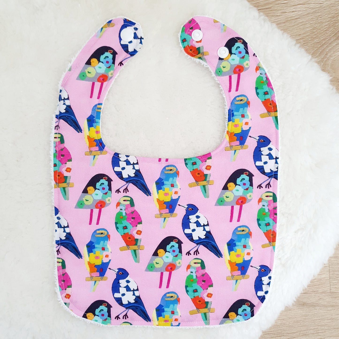 Bib, Handmade Baby Bib, Feeding Bib, Cotton / Bamboo, Ultra Absorbent