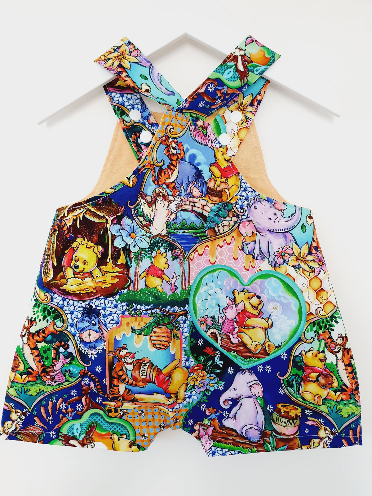 Baby / Toddler Overalls, Short Leg Romper, Size 1