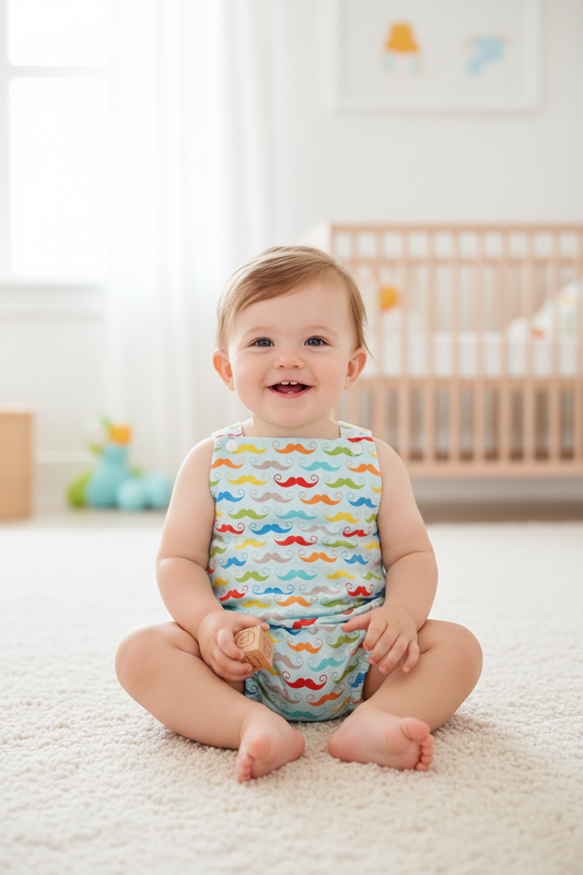LITTLE MAN Baby Romper, Size 1