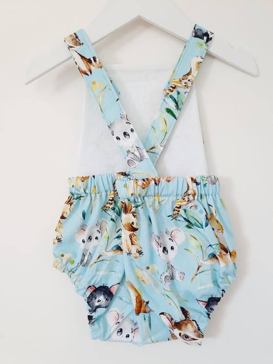 AUSSIE ANIMALS Baby Romper, Size 0