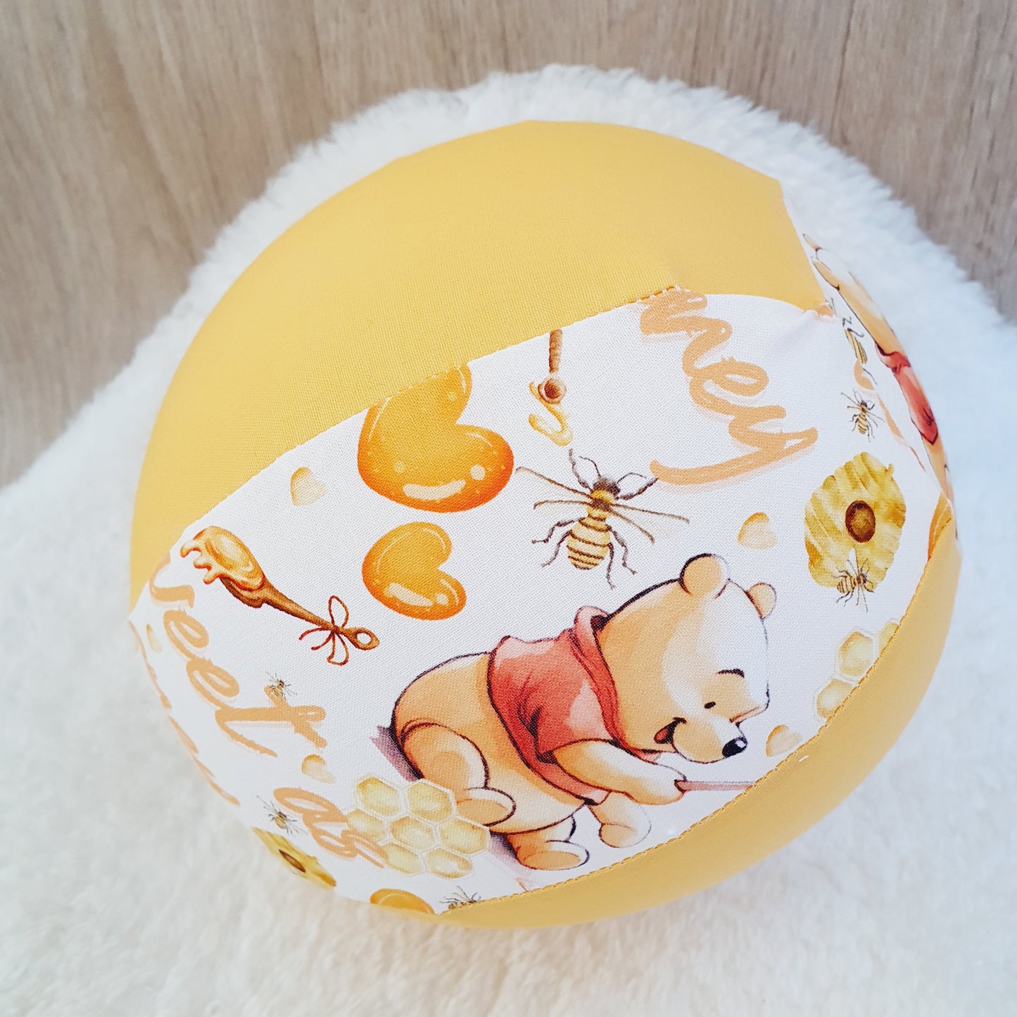 Balloon Ball Cover - Balloon Balls - Handmade Fabric Balloon Cover - POOH print