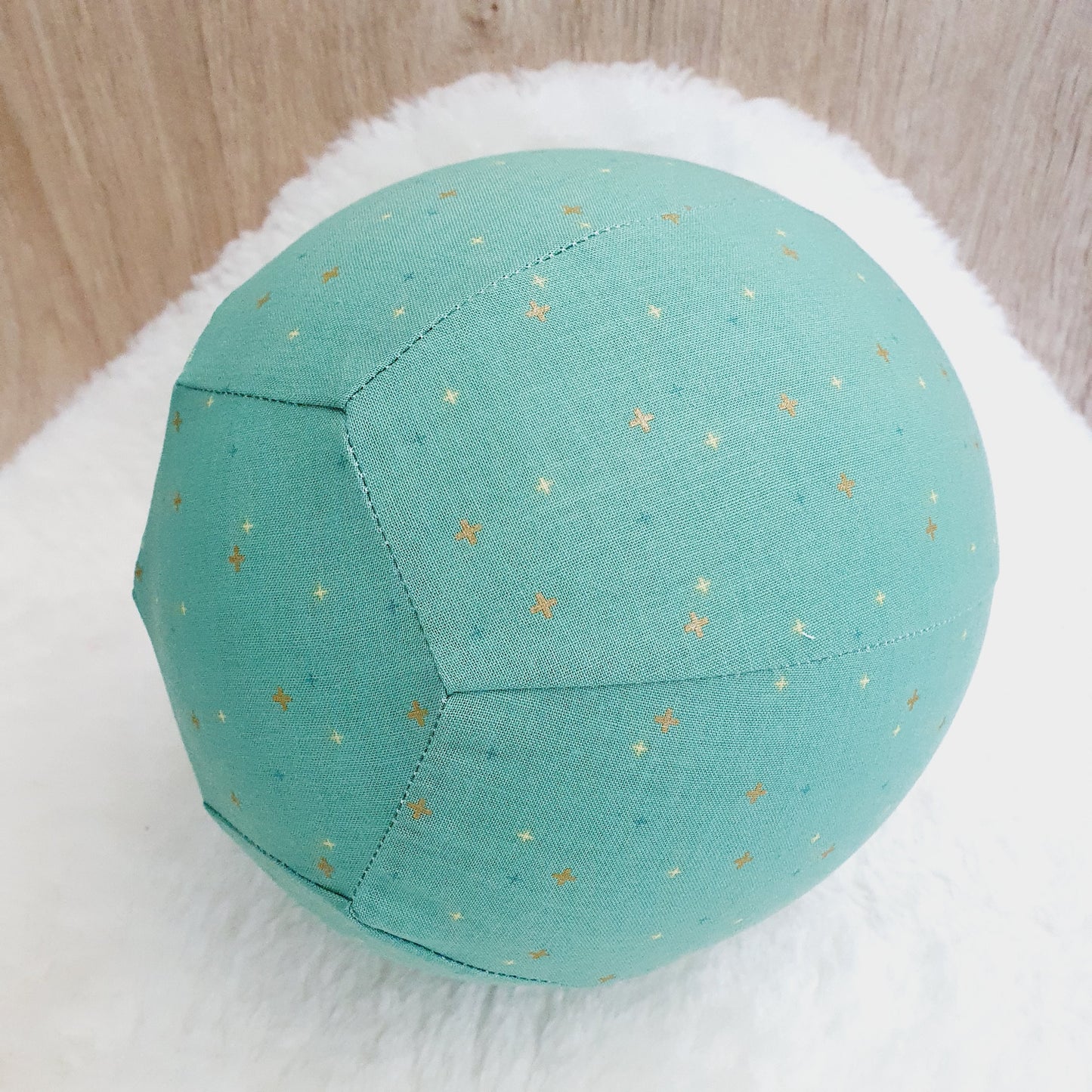 Balloon Ball Cover - Balloon Balls - Handmade Fabric Balloon Cover - PINE SPARKLER