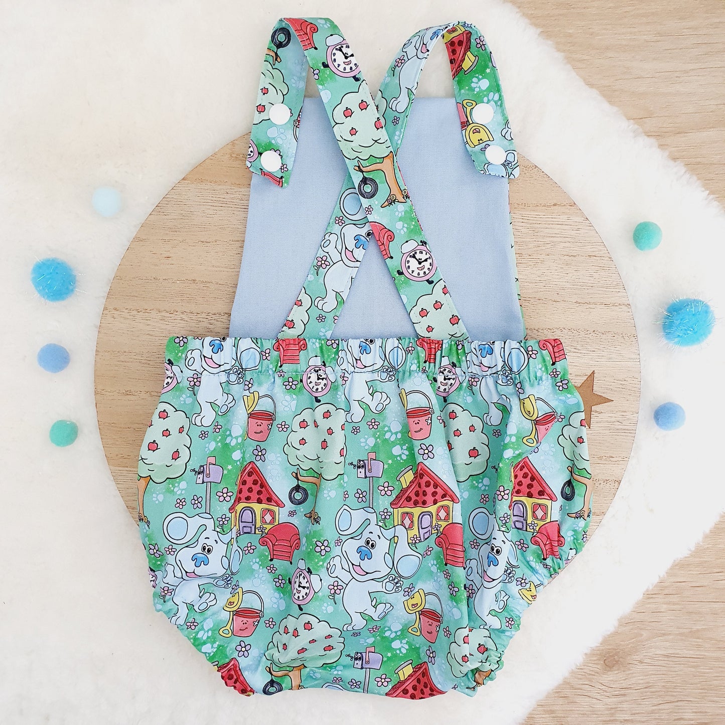 BLUES CLUES Baby Romper, Size 0