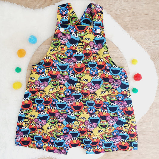 Overalls, Baby / Toddler Overalls, Short Leg Romper, Size 2