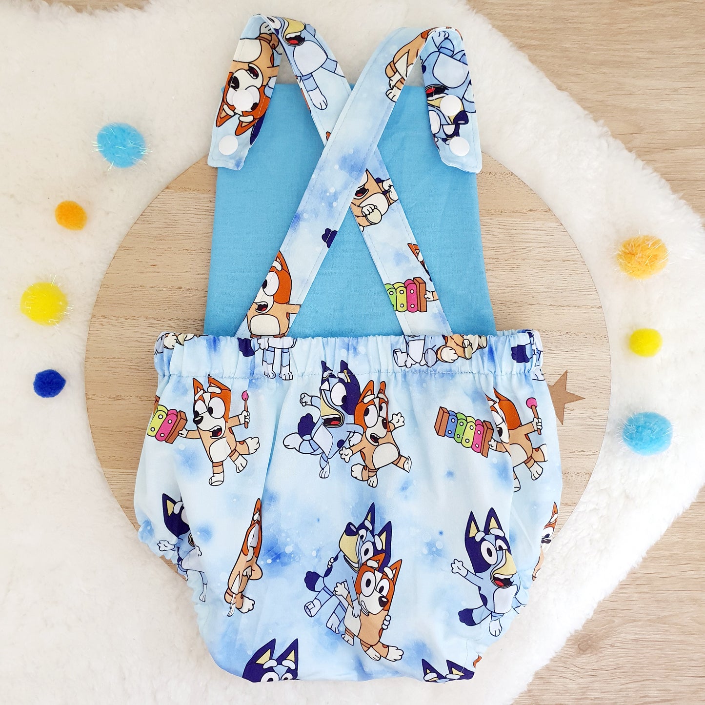 DOGS print Baby Romper, Size 0