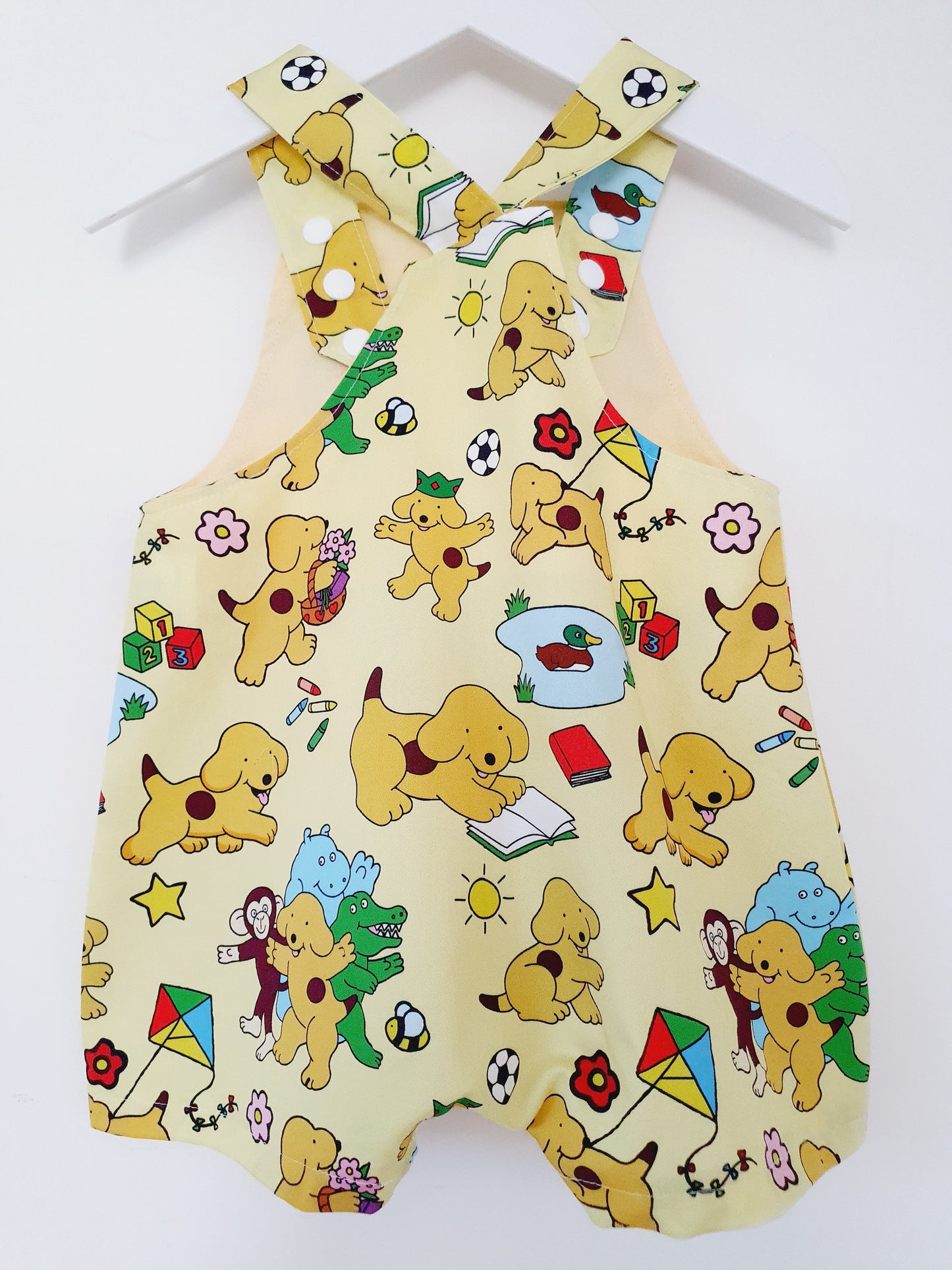 Baby / Toddler Overalls, Short Leg Romper, Size 1
