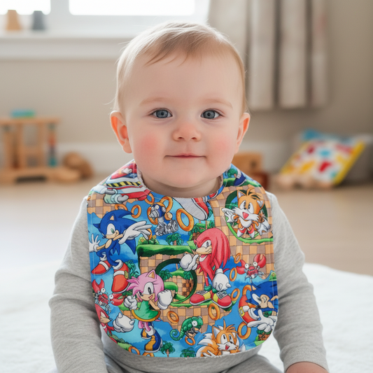 Bib, Handmade Baby Bib, Feeding Bib, Cotton / Bamboo, Ultra Absorbent