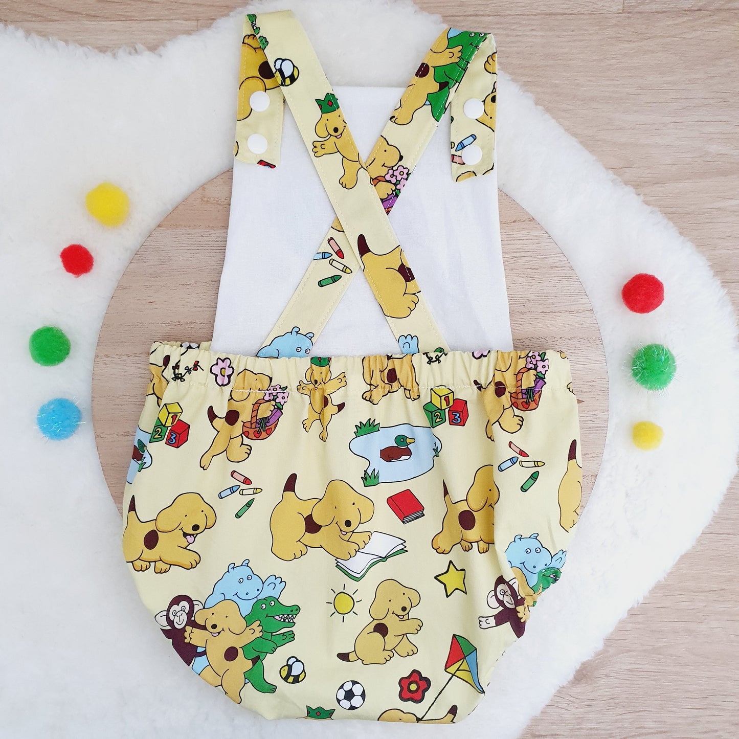 SPOT ON YELLOW Baby Romper, Size 1