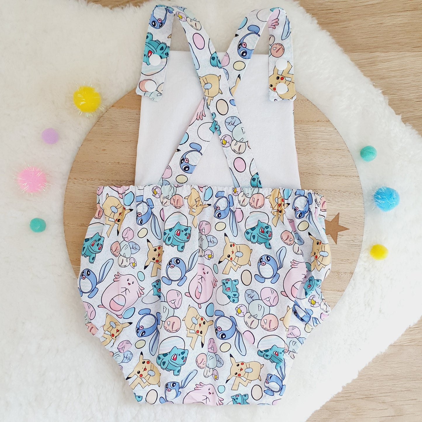 Easter Baby / Toddler Handmade Romper, Size 1