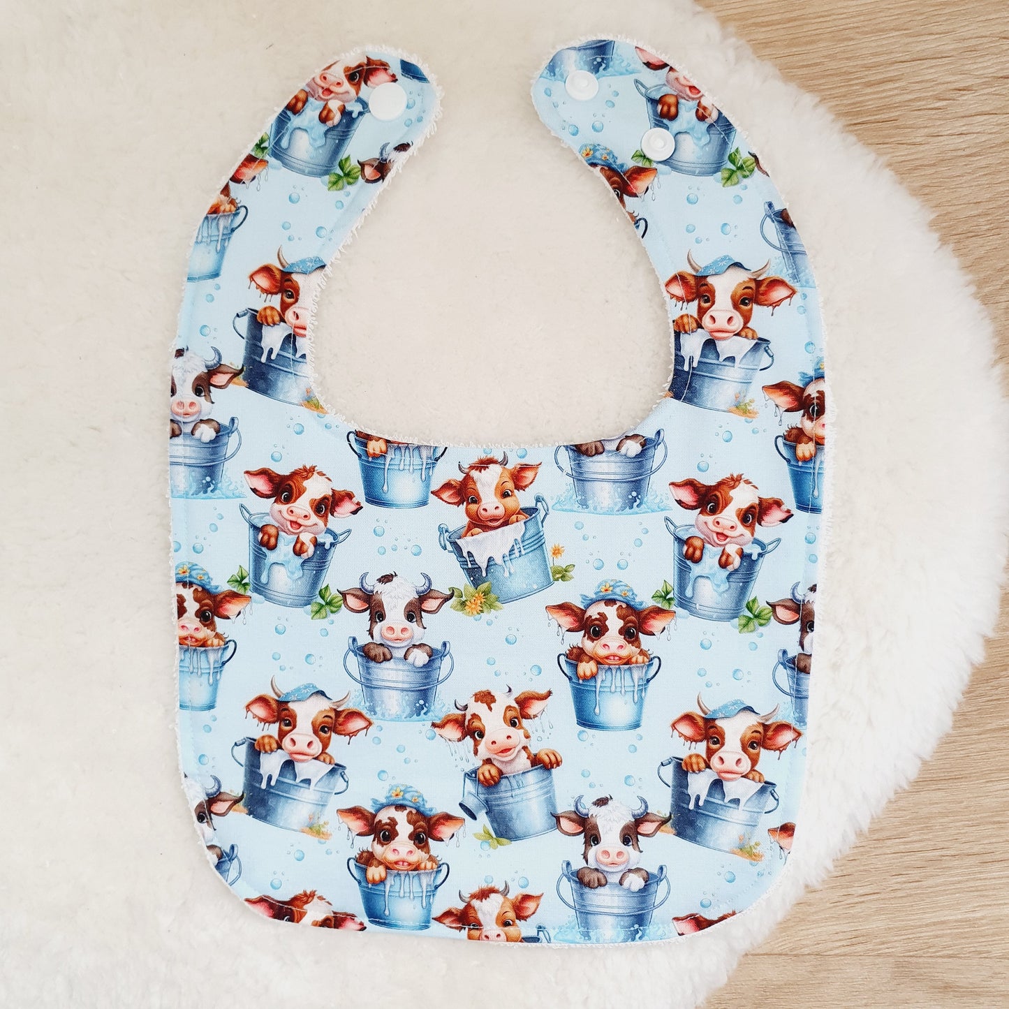 Bib, Handmade Baby Bib, Feeding Bib, Cotton / Bamboo, Ultra Absorbent
