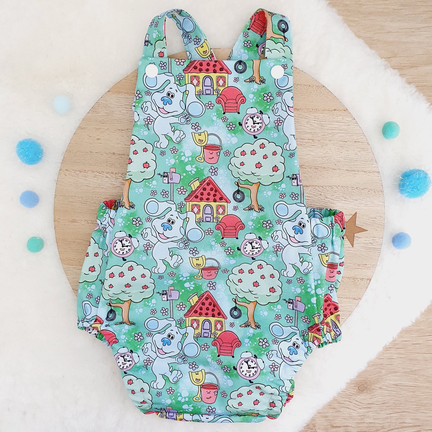 BLUES CLUES Baby Romper, Size 0