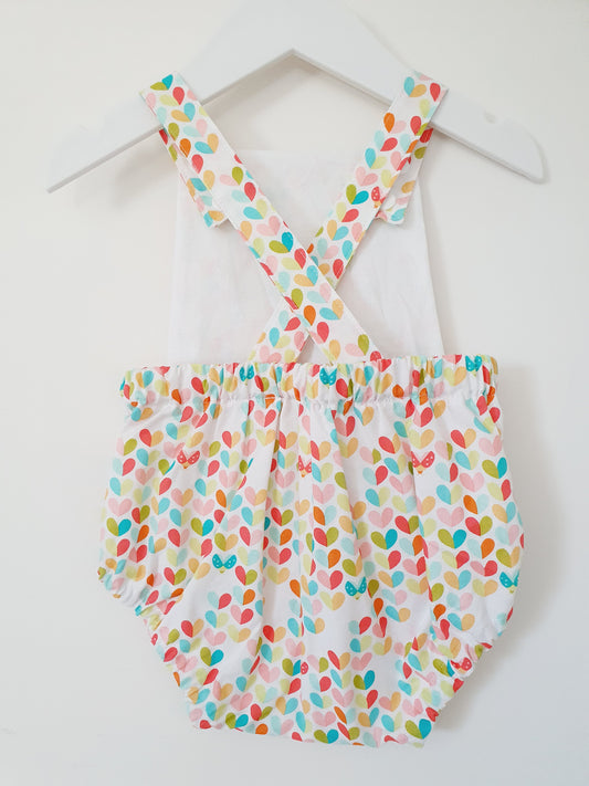 LOVE BUGS Baby Romper, Size 0