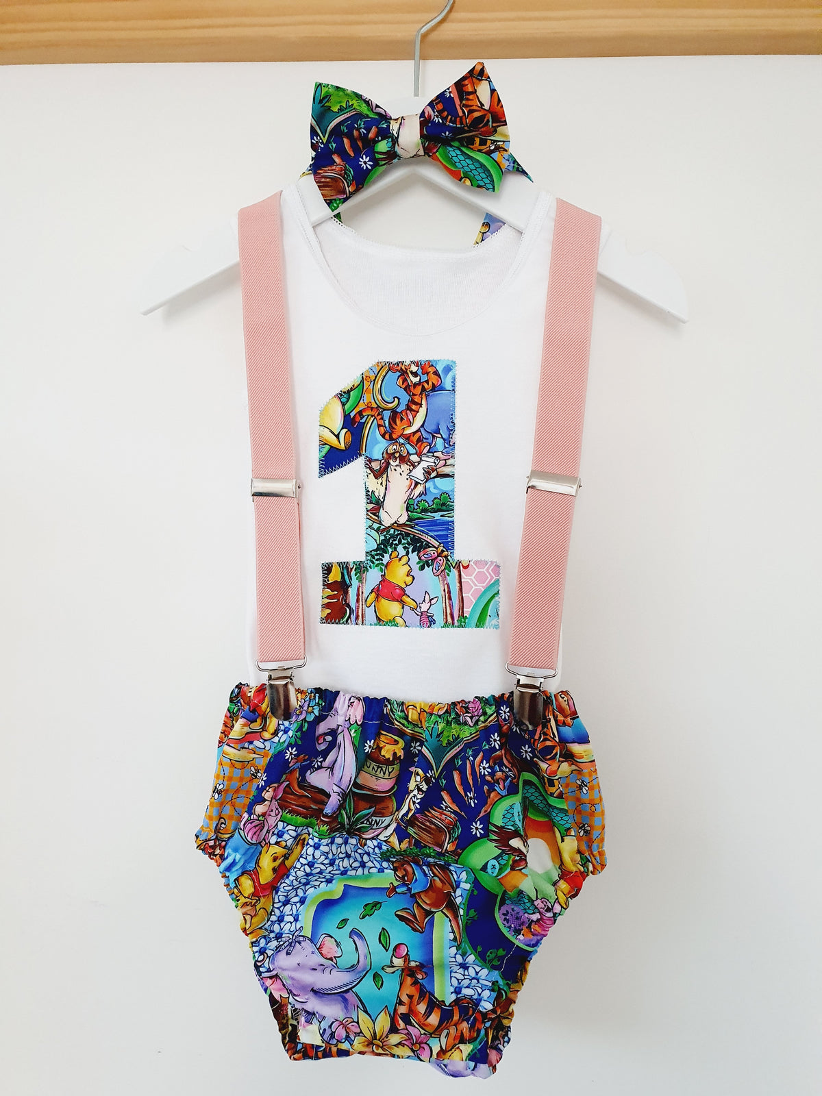 POOH Boys Cake Smash Outfit Size 0