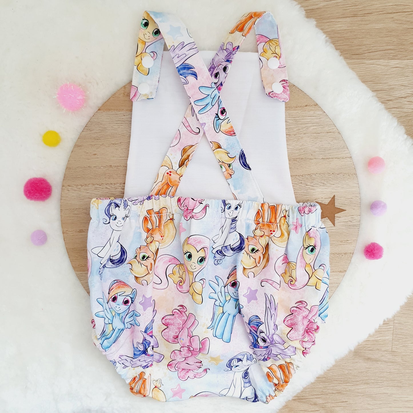 PONY print Baby Romper, Size 1