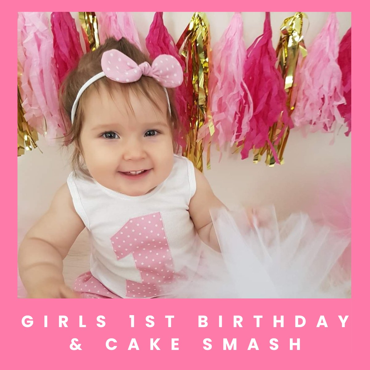 Girls 1st Birthday & Cake Smash Outfits