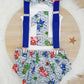 PJ MASKS print - Boys 1st Birthday - Cake Smash Outfit - Baby Boys First Birthday Photoshoot Clothing - Size 1, Nappy Cover, Tie, Suspenders & Singlet Set, PJ print