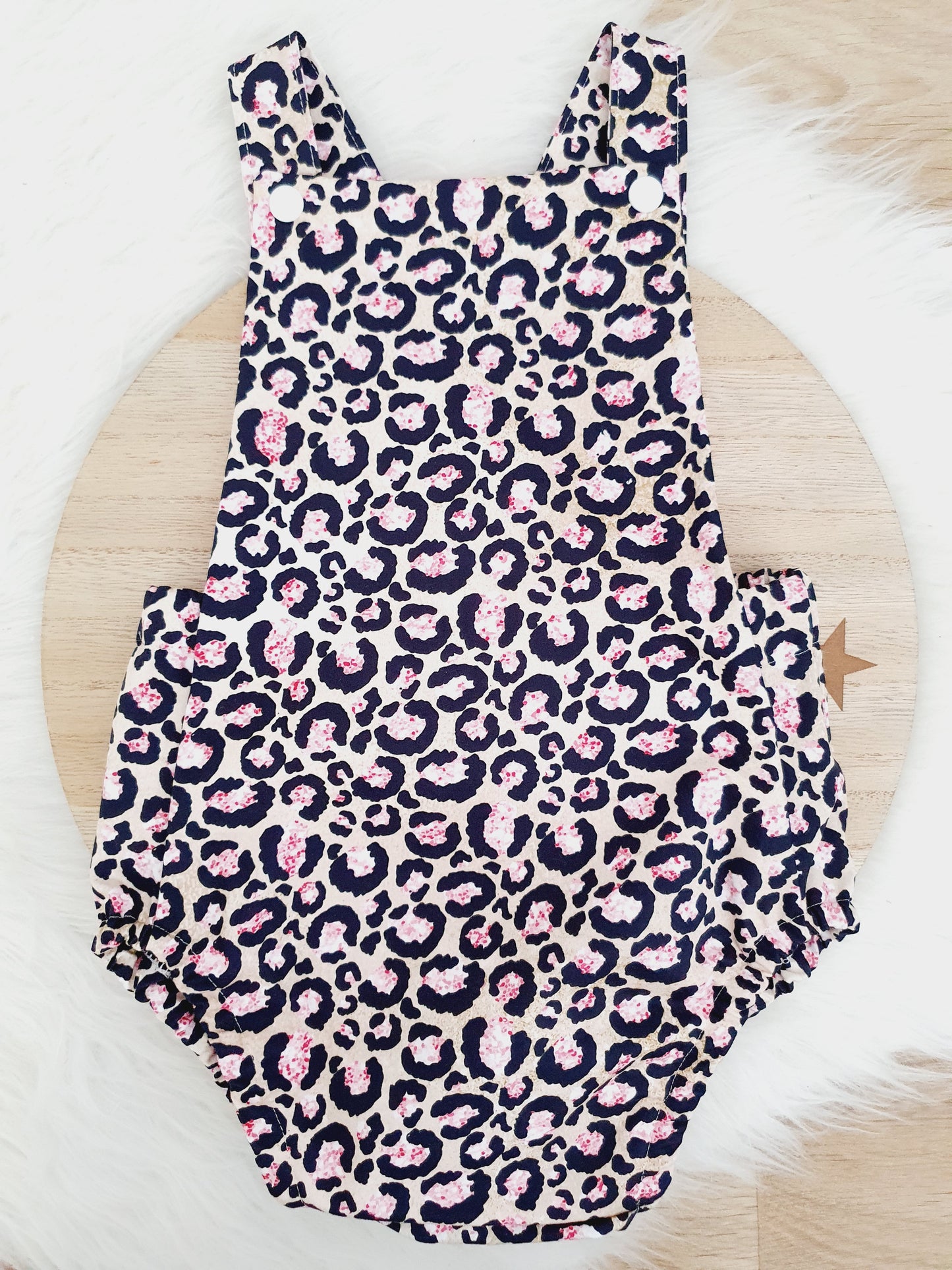 ANIMAL PRINT Handmade Romper Baby / Toddler / Child Clothing / Birthday Outfit, Size 2