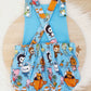 OCTONAUTS PRINT Baby Romper, Handmade Baby Clothing, Size 1 - 1st Birthday Clothing / Cake Smash Outfit, 12 - 18 months