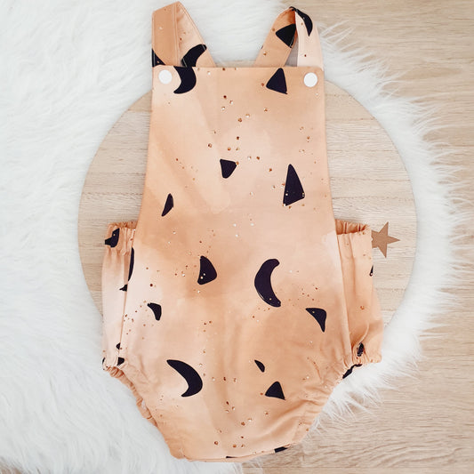 Caveman Baby Romper, Handmade Baby Clothing, Size 1 - 1st Birthday Clothing / Cake Smash Outfit - CAVEMAN, 12 - 18 months