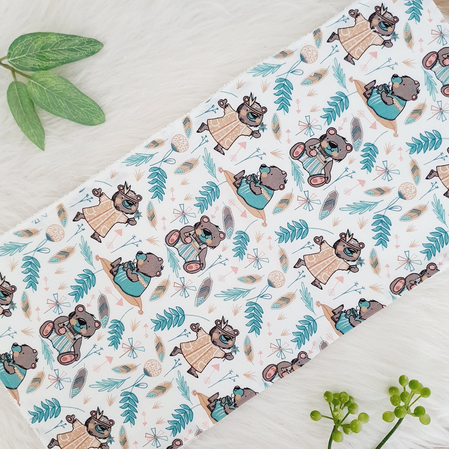 Burp Cloth | Baby Burp Cloths | Baby Shower Gift | Bamboo Backed Ultra Absorbent Towelling - BOHO TRIBAL
