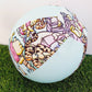 POOH print - Balloon Ball Cover - Balloon Balls - Sensory Baby / Toddler / Kids Balloon Play - Handmade Fabric Balloon Cover