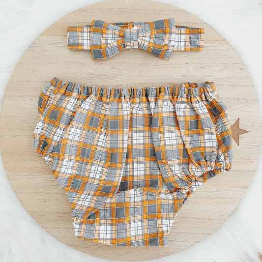 PLAID Boys Cake Smash Outfit, First Birthday Outfit, Size 0, 2 Piece Set