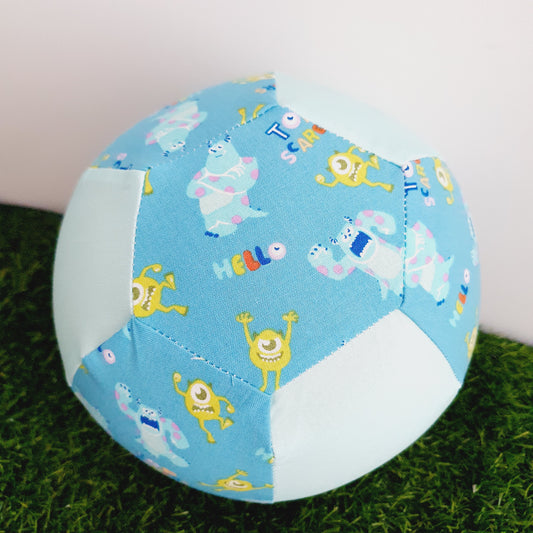 MONSTERS Balloon Ball Cover - Balloon Balls - Sensory Baby / Toddler / Kids Balloon Play - Handmade Fabric Balloon Cover