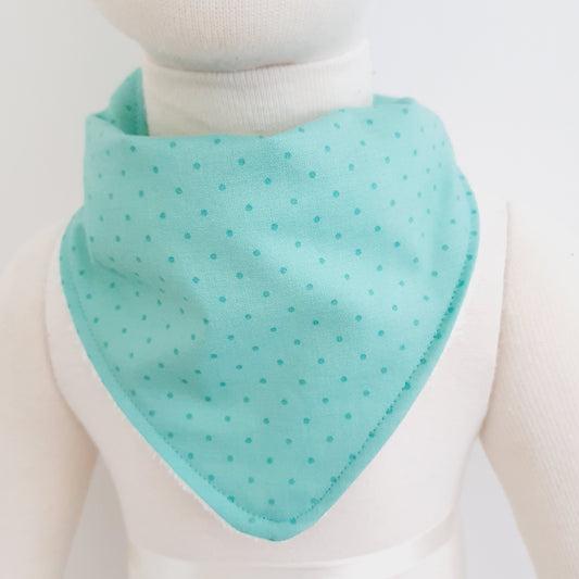 GREEN DOT Bandana Dribble Bib - Bamboo Backed Ultra Absorbent Bib