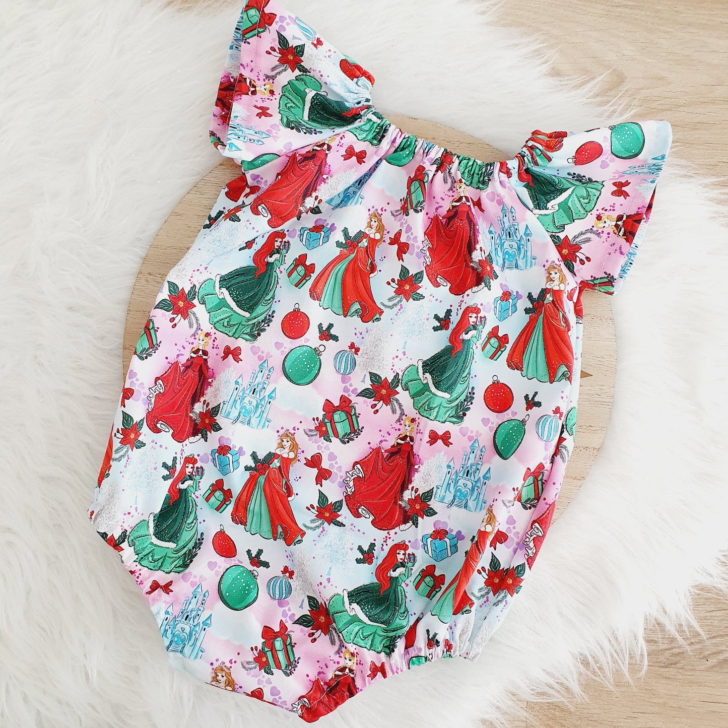 PRINCESS CHRISTMAS Baby Girl Playsuit, Size 1