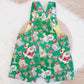 SPONGE CHRISTMAS Overalls, Baby / Toddler Overalls, Short Leg Romper, Christmas Outfit Size 2
