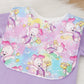 Piglet print Bib, Handmade Baby Bib, Feeding Bib