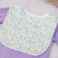 Speckled Bib, Handmade Baby Bib, Feeding Bib