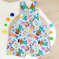COCOMELON print Overalls, Baby Overalls, Short Leg Romper, Size 1