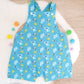 MONSTERS print print Overalls, Baby / Toddler Overalls, Short Leg Romper, Size 2