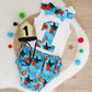 Bing Bunny print Boys 1st Birthday - Cake Smash Outfit - Size 1 - BING BUNNY print