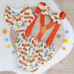 Blippi Inspired Boys Cake Smash Outfit, Size 1