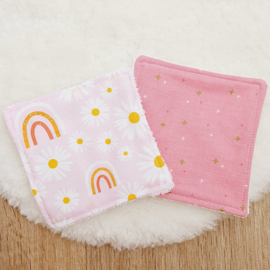 Reusable Wipes, Face Wipes, Eye Make Up Wipes, Set of 2