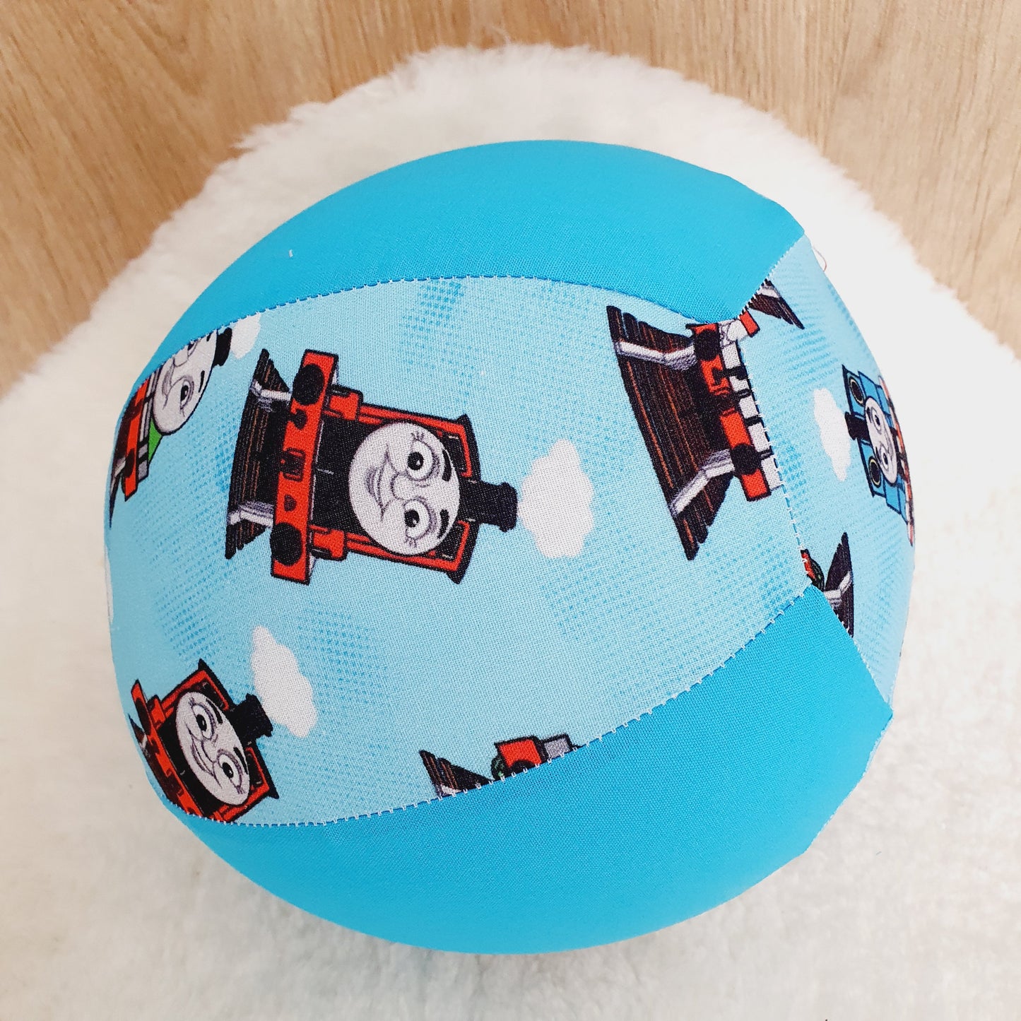 Balloon Ball Cover - Balloon Balls -  Handmade Fabric Balloon Cover - Thomas print