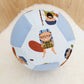 Balloon Ball Cover - Balloon Balls -  Handmade Fabric Balloon Cover - Beaver print