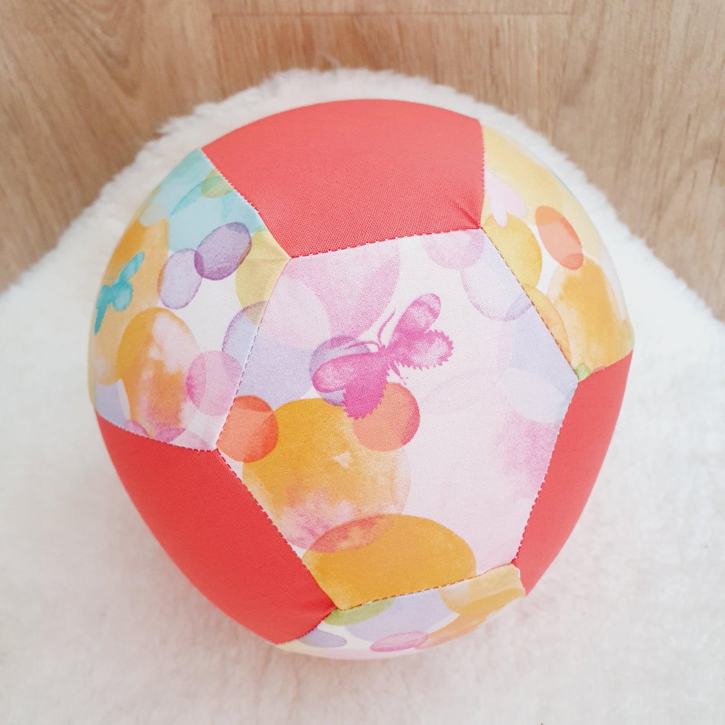 Balloon Ball Cover - Balloon Balls -  Handmade Fabric Balloon Cover - Watercolours