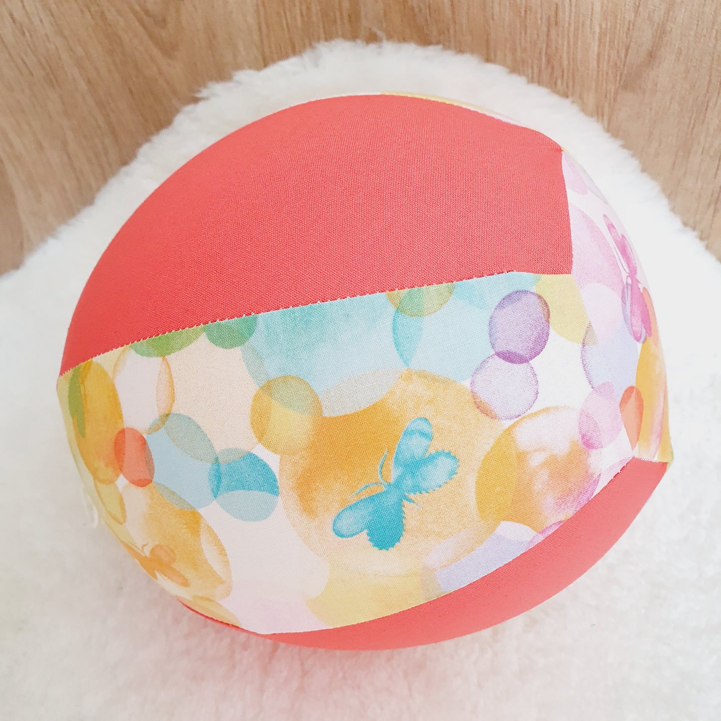 Balloon Ball Cover - Balloon Balls -  Handmade Fabric Balloon Cover - Watercolours