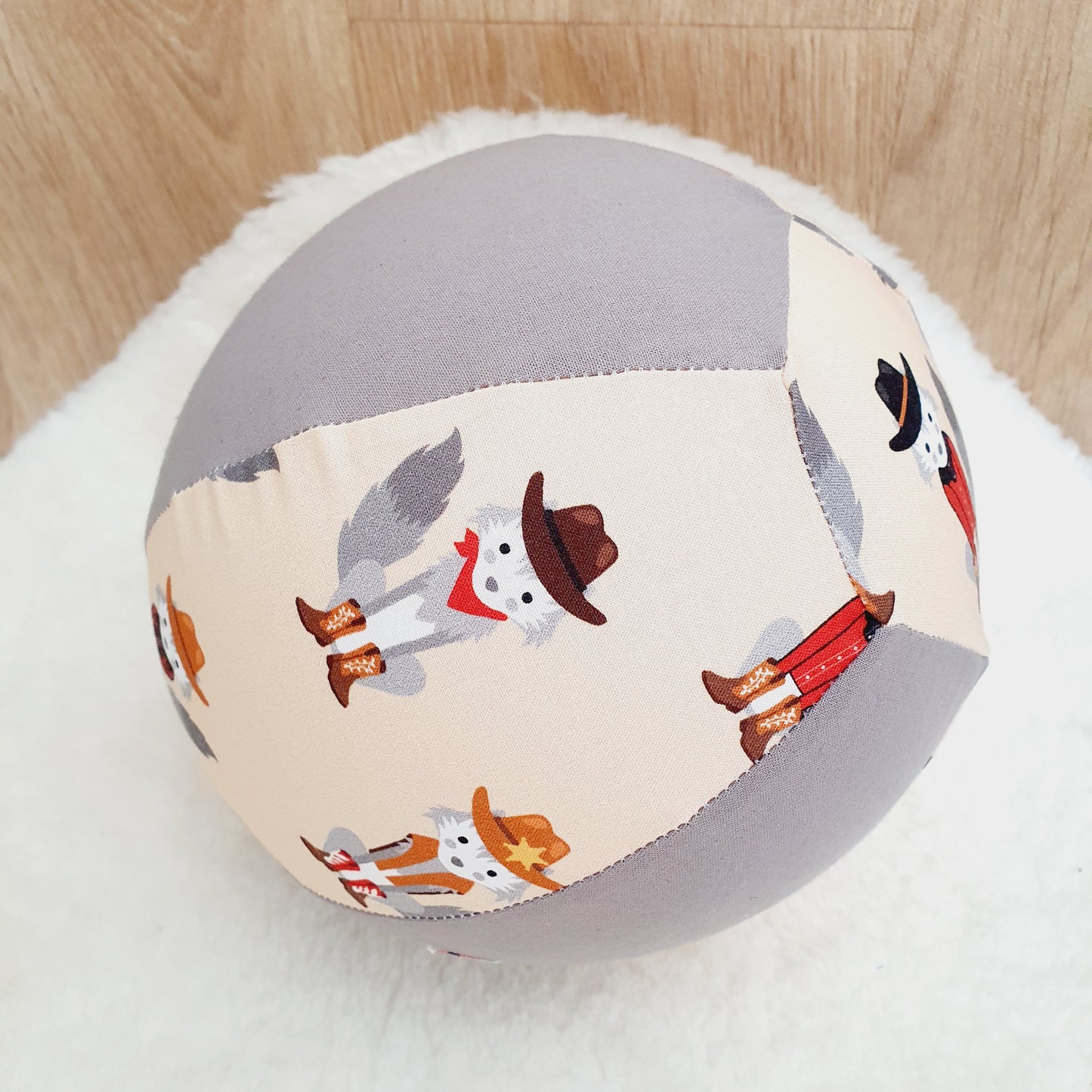 Balloon Ball Cover - Balloon Balls -  Handmade Fabric Balloon Cover - Fox