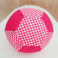 Balloon Ball Cover - Balloon Balls -  Handmade Fabric Balloon Cover - PINK GINGHAM
