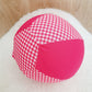 Balloon Ball Cover - Balloon Balls -  Handmade Fabric Balloon Cover - PINK GINGHAM
